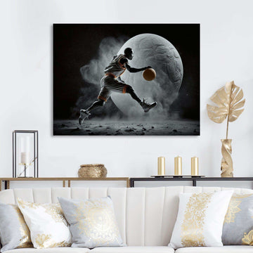 Basket Ball On The Moon